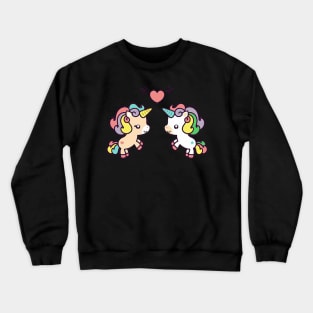 2 Unicorns in Love No.2 Crewneck Sweatshirt